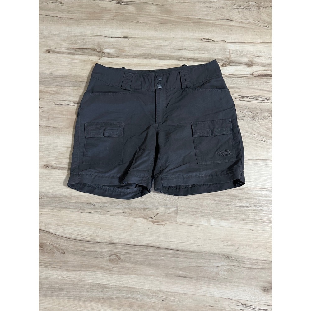 The North Face Dark Gray Cargo Hiking Shorts Size 4